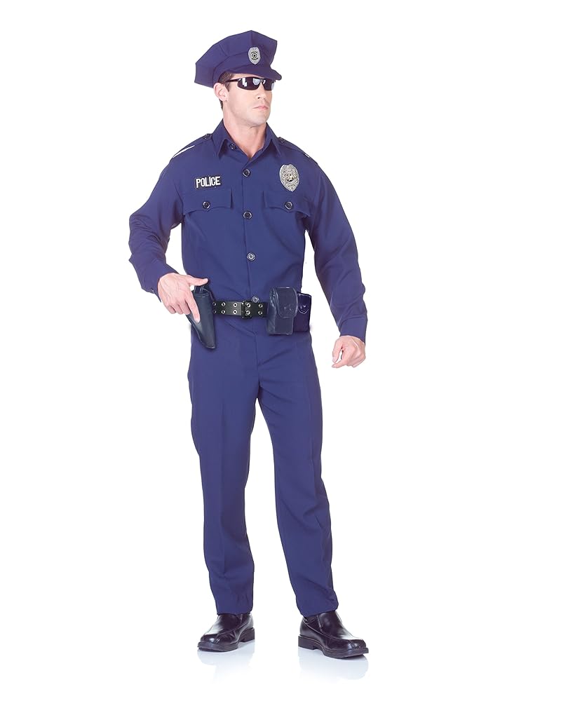 Amazon.co.jp: ポリス 警察官 衣装、コスチューム 大人男性用